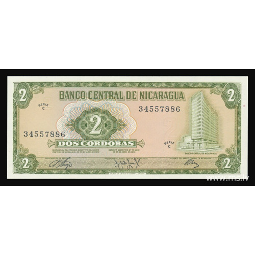 Nicaragua, 2 Cordobas 1972