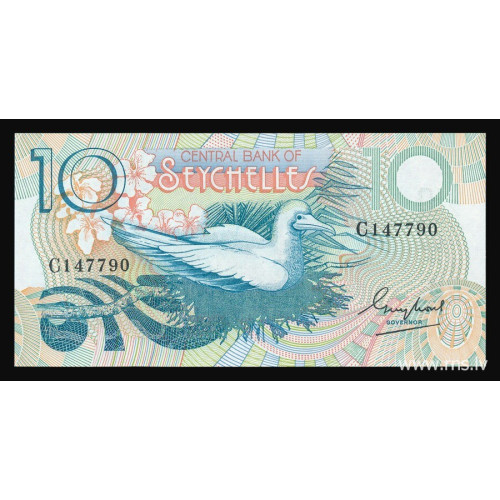 Seychelles, 10 Rupees 1983