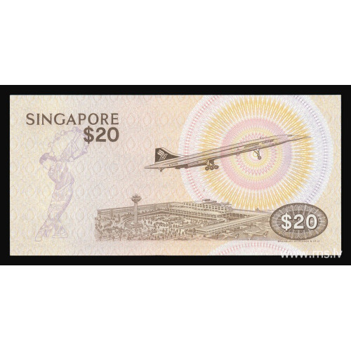 Singapore, 20 Dollars 1979