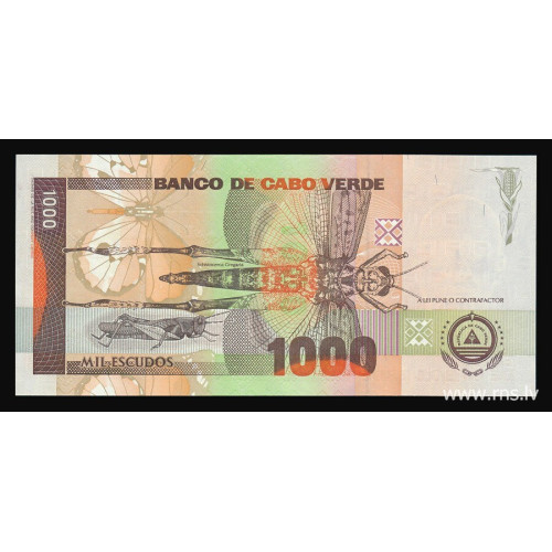 Cape Verde, 1000 Escudos 2002