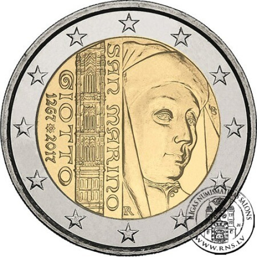 San Marino, 2 Euro 2017, Giotto