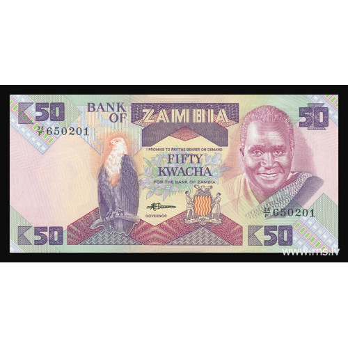 Zambia, 50 Kwacha 1986-87