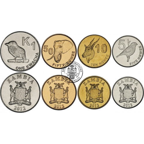 Zambia, Set 2012 (4 coins)