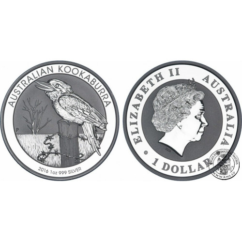 Australia, 1 Dollar 2016, Kookaburra (1 Oz)