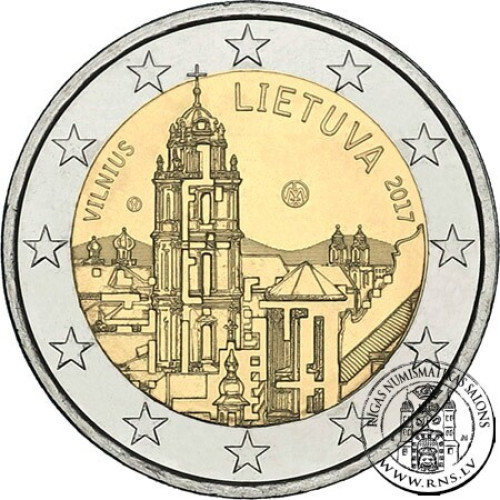 Lithuania, 2 Euro 2017, Vilnius City of Culture