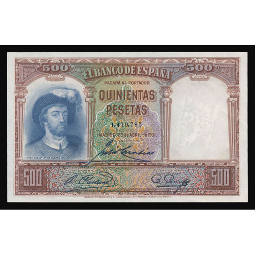 Spain, 500 Pesetas 1931