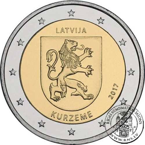 Latvia, 2 Euro 2017, Kurzeme