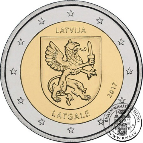 Latvia, 2 Euro 2017, Latgale