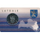 Latvija, 2 Euro 2017, Latgale (BU) (coincard)