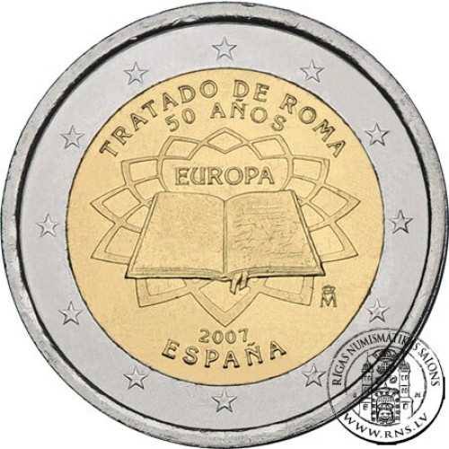 Spain, 2 Euro 2007, Treaty of Rome