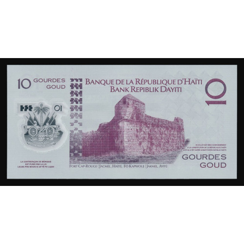 Haiti, 10 Gourdes 2013 (Polymer)