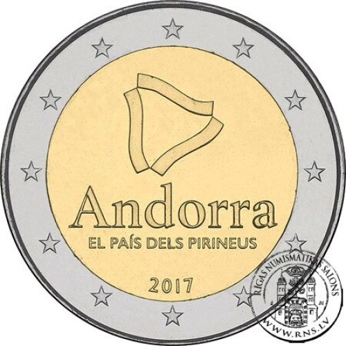 Andorra, 2 Euro 2017, The Pyrenean country