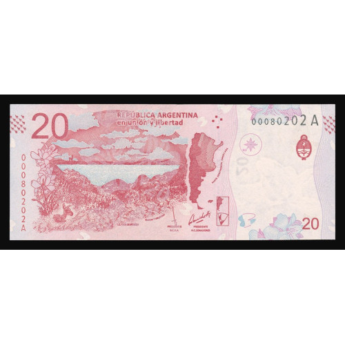 Argentina, 20 Pesos 2017