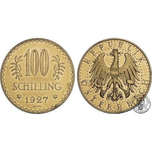 Austria, 100 Schilling 1927