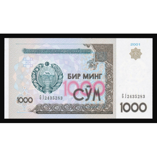 Uzbekistan, 1000 Som 2001