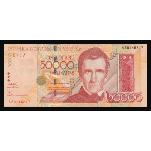 Venezuela, 50000 Bolivares 2005