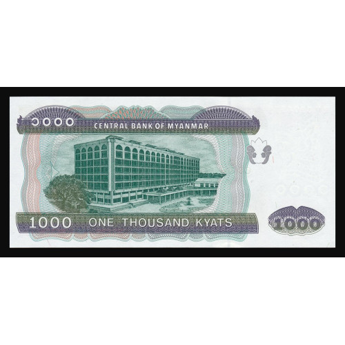 Myanmar, 1000 Kyats 2004