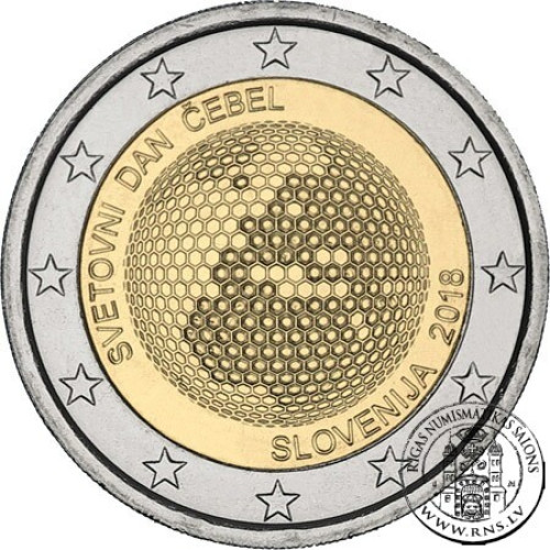 Slovenia, 2 Euro 2018, World bee day