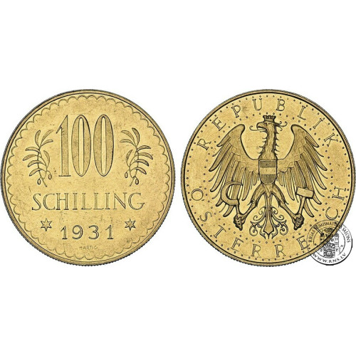 Austria, 100 Schilling 1931