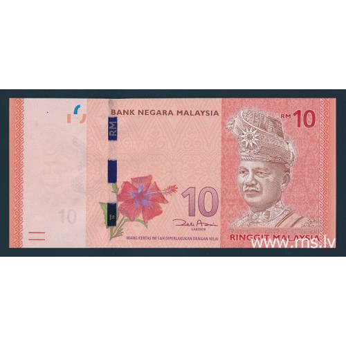 Malaysia, 10 Ringgit 2012