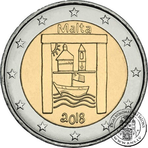 Malta, 2 Euro 2018, Cultural Heritage