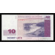 Latvia, 10 Latu 2000