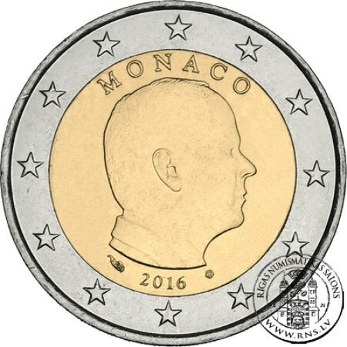 Monaco, 2 Euro 2016