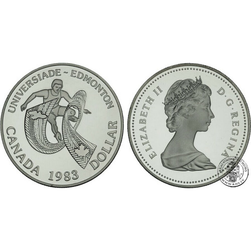 Canada, 1 Dollar 1983, Edmonton University Games