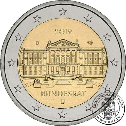 Germany, 2 Euro 2019, Bundesrat A