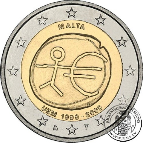 Malta, 2 Euro 2009, EMU