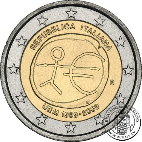 Italy, 2 Euro 2009, EMU