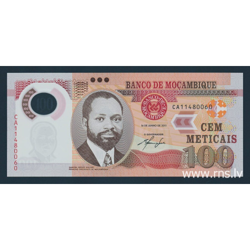 Mozambique, 100 Meticais 2011 (Polymer)