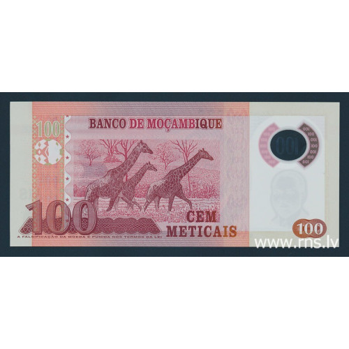 Mozambique, 100 Meticais 2011 (Polymer)