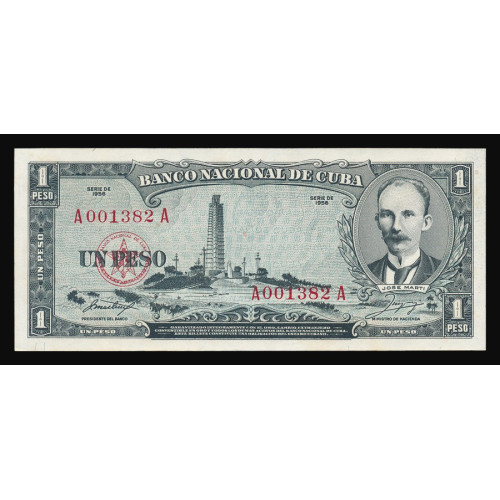 Cuba, 1 Peso 1956