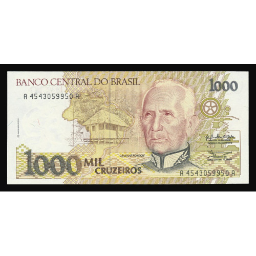 Brazil, 1000 Cruzeiros 1990