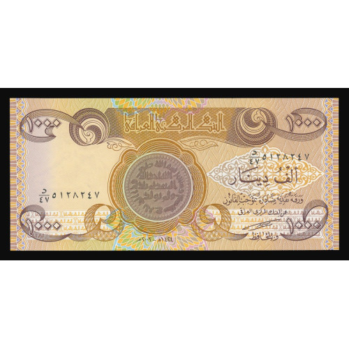 Iraq, 1000 Dinars 2003