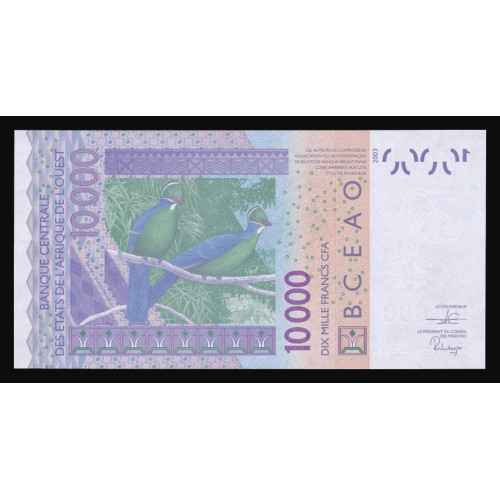 West African States (Senegal), 10000 Francs 2003 (K)