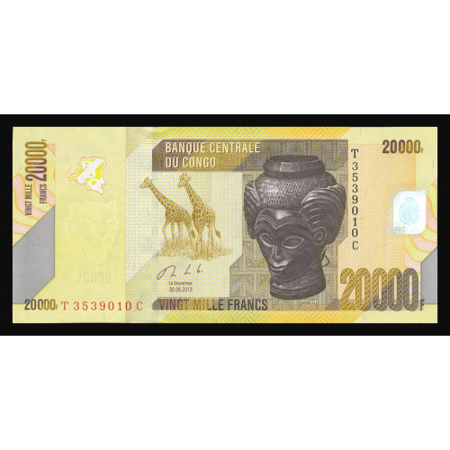 Congo Democratic Republic, 20000 Francs 2013