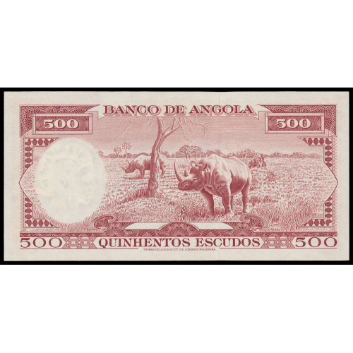 Angola, 500 Escudos 1956, 4XV 01090