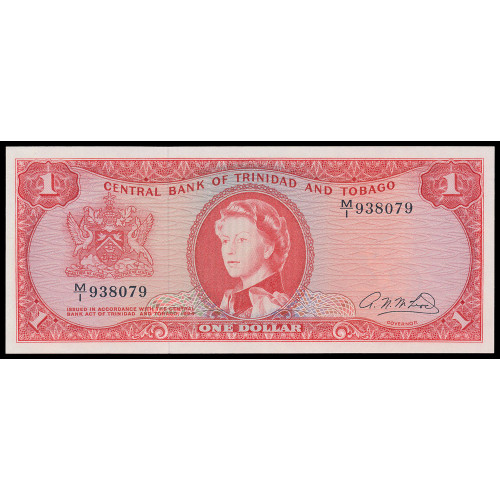 Trinidad & Tobago, 1 Dollar 1964, M/1 938079 (A.N. McLeod sign.)