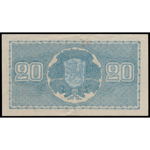 Finland, 20 Markkaa 1945, T 3853067 (Litt.B)