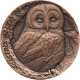 Samoa, 25 Cents 2023, Tawny Owl