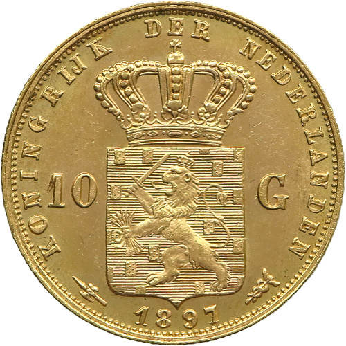 Netherlands, 10 Gulden 1897