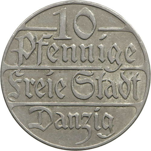 Danzig, 10 Pfennig 1923