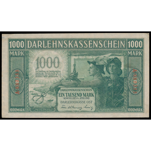 Germany, 1000 Mark 1918, A 889355