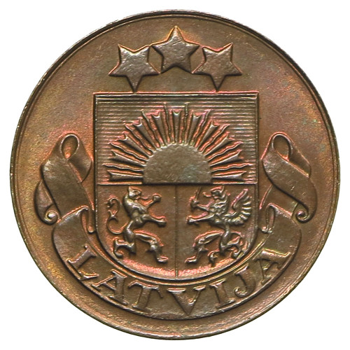 Latvia, 1 santīms 1935