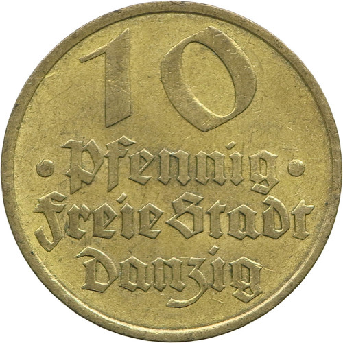 Danzig, 10 Pfennig 1932