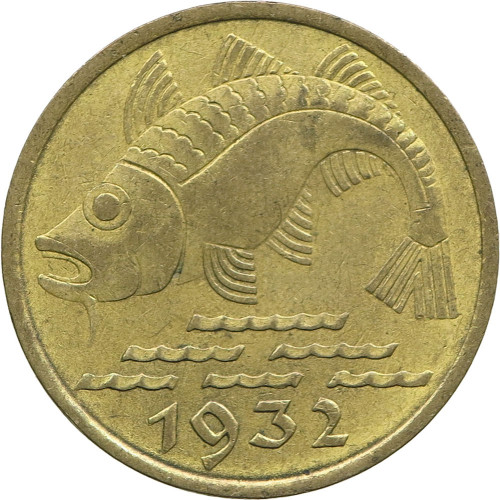 Danzig, 10 Pfennig 1932