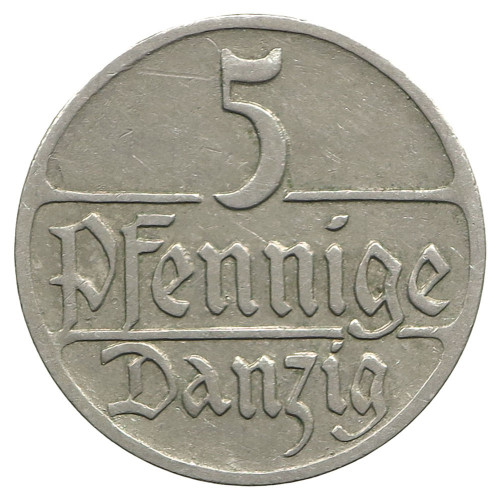 Danzig, 5 Pfennig 1923