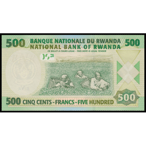 Rwanda, 500 Francs 2008